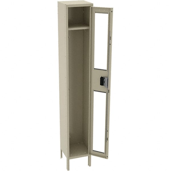 Tennsco - 1 Door, Single Tier, Welded Locker - Industrial Tool & Supply