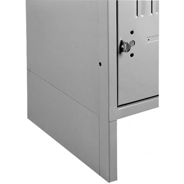 Tennsco - 1/2" Wide x 6" High x 18" Deep, Locker Closed Side Base - Industrial Tool & Supply