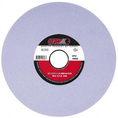 Camel Grinding Wheels - 12" Diam x 3" Hole x 2" Thick, I Hardness, 46 Grit Surface Grinding Wheel - Aluminum Oxide, Type 7, Coarse Grade, 2,228 Max RPM, Vitrified Bond, Two-Side Recess - Industrial Tool & Supply