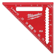 Milwaukee Tool - Rafter Squares Type: Rafter Square Blade Length (Inch): 4-1/2 - Industrial Tool & Supply