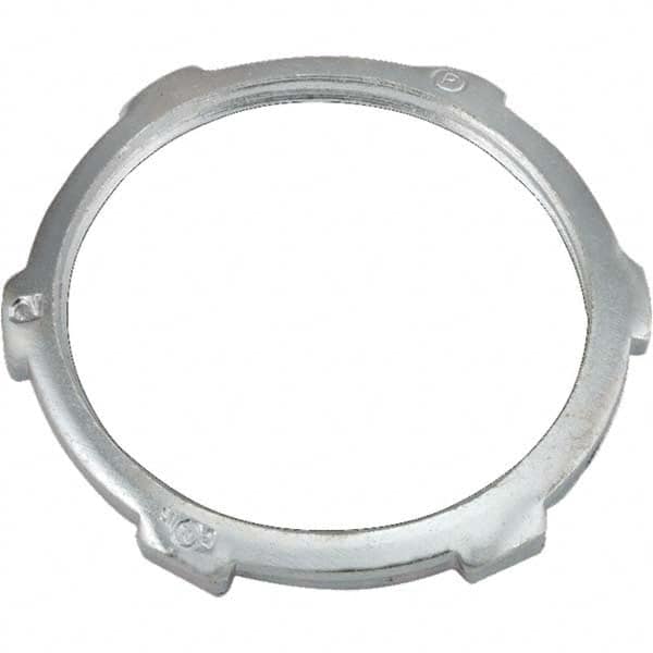 Hubbell-Raco - 3" Trade Rigid/Intermediate (IMC) Conduit Locknut - Industrial Tool & Supply