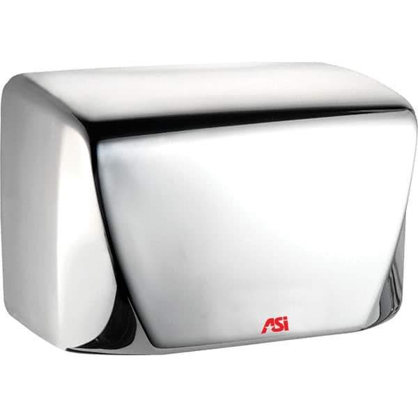 ASI-American Specialties, Inc. - 1000 Watt Satin Stainless Steel Finish Electric Hand Dryer - 110/120 Volts, 5.2 Amps, 9-25/32" Wide x 6-5/8" High x 5-13/32" Deep - Industrial Tool & Supply