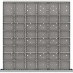 LISTA - 48-Compartment Drawer Divider Layout for 3.15" High Drawers - Industrial Tool & Supply