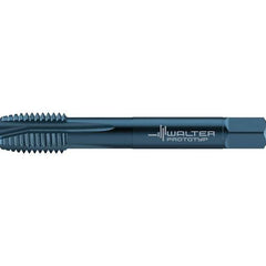 Walter-Prototyp - 1/2-20 UNF 4 Flute 2B Plug Spiral Point Tap - High Speed Steel, Oxide Finish, Right Hand Thread, Series TC217 - Exact Industrial Supply