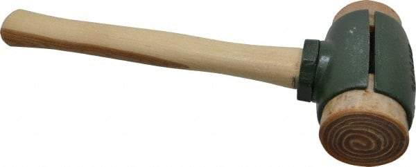 Garland - 6-1/2 Lb Head 2-3/4" Face Rawhide Split Head Hammer - Wood Handle - Industrial Tool & Supply