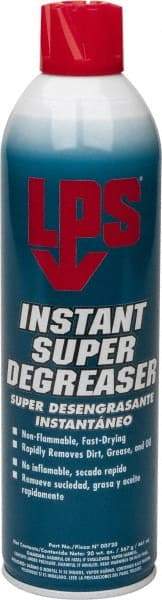 LPS - 20 oz Aerosol Cleaner/Degreaser - Aerosol, Nonchlorinated, Unscented - Industrial Tool & Supply