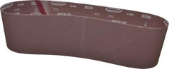 Norton - 6" Wide x 48" OAL, 220 Grit, Aluminum Oxide Abrasive Belt - Aluminum Oxide, Very Fine, Coated, X Weighted Cloth Backing, Series R228 - Industrial Tool & Supply