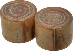 Garland - 1-3/4" Face Diam, Grade Medium Soft, Natural Hammer Tip/Face - Rawhide - Industrial Tool & Supply