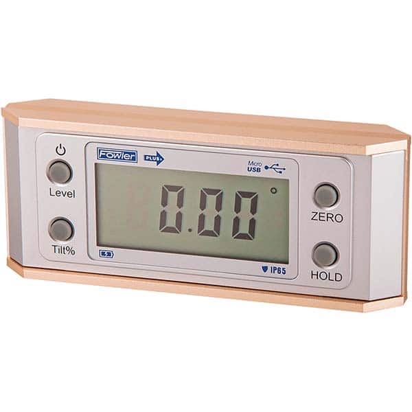 Fowler - Digital & Dial Protractors Style: Angle Measuring Range (Degrees): 360.00 - Industrial Tool & Supply