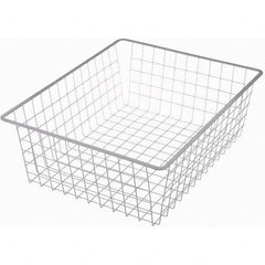 Marlin Steel Wire Products - Baskets Shape: Rectangular Material Family: Metal - Industrial Tool & Supply