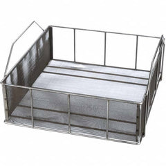Marlin Steel Wire Products - Baskets Shape: Rectangular Material Family: Metal - Industrial Tool & Supply