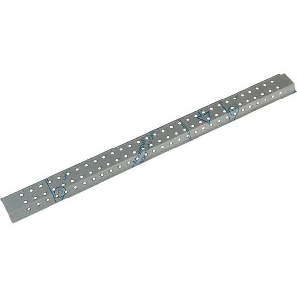 Marlin Steel Wire Products - 34 x 3/4" Stainless Steel Pegboard Strip - Industrial Tool & Supply