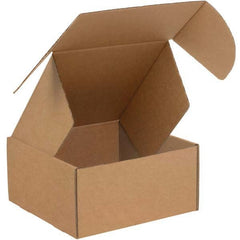 Made in USA - Pack of (50), 4" Wide x 4" Long x 4" High Crushproof Mailers - Industrial Tool & Supply