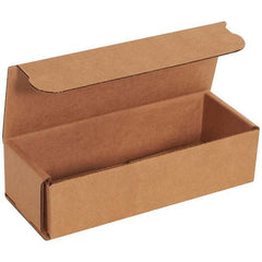 Made in USA - Pack of (50), 3" Wide x 8" Long x 2" High Corrugated Shipping Boxes - Industrial Tool & Supply