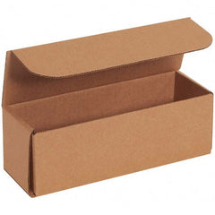 Made in USA - Pack of (50), 3" Wide x 9" Long x 3" High Corrugated Shipping Boxes - Industrial Tool & Supply