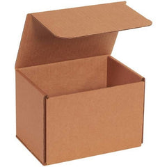 Made in USA - Pack of (50), 5" Wide x 7" Long x 5" High Corrugated Shipping Boxes - Industrial Tool & Supply