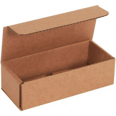 Made in USA - Pack of (50), 3" Wide x 7" Long x 2" High Corrugated Shipping Boxes - Industrial Tool & Supply