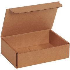 Made in USA - Pack of (50), 5" Wide x 8" Long x 2" High Corrugated Shipping Boxes - Industrial Tool & Supply