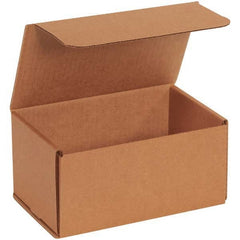 Made in USA - Pack of (50), 5" Wide x 8" Long x 4" High Corrugated Shipping Boxes - Industrial Tool & Supply