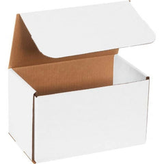 Made in USA - Pack of (50), 6" Wide x 10" Long x 5" High Corrugated Shipping Boxes - Industrial Tool & Supply