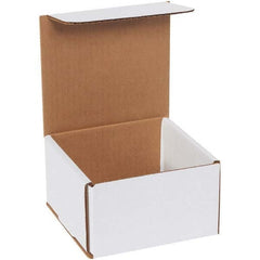 Made in USA - Pack of (50), 5" Wide x 5" Long x 3" High Corrugated Shipping Boxes - Industrial Tool & Supply