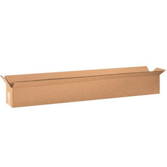 Made in USA - Pack of (15), 6" Wide x 60" Long x 6" High Corrugated Shipping Boxes - Industrial Tool & Supply