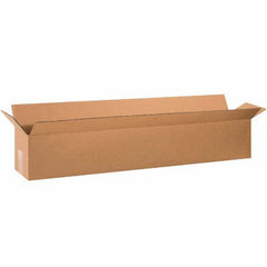 Made in USA - Pack of (5), 10" Wide x 60" Long x 10" High Corrugated Shipping Boxes - Industrial Tool & Supply
