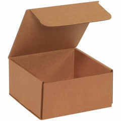 Made in USA - Pack of (50), 8" Wide x 8" Long x 4" High Corrugated Shipping Boxes - Industrial Tool & Supply