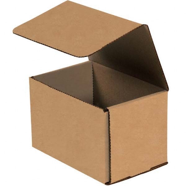 Made in USA - Pack of (50), 5" Wide x 5" Long x 5" High Corrugated Shipping Boxes - Industrial Tool & Supply