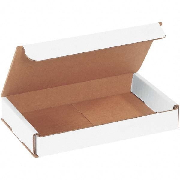 Made in USA - Pack of (50), 5" Wide x 7" Long x 1" High Corrugated Shipping Boxes - Industrial Tool & Supply
