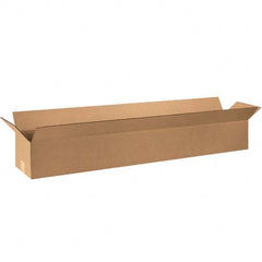 Made in USA - Pack of (15), 8" Wide x 60" Long x 8" High Corrugated Shipping Boxes - Industrial Tool & Supply