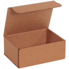 Made in USA - Pack of (50), 4-7/8" Wide x 6-1/2" Long x 2-5/8" High Corrugated Shipping Boxes - Industrial Tool & Supply