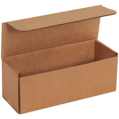 Made in USA - Pack of (50), 3" Wide x 8" Long x 3" High Corrugated Shipping Boxes - Industrial Tool & Supply