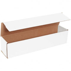 Made in USA - Pack of (50), 4" Wide x 20" Long x 4" High Corrugated Shipping Boxes - Industrial Tool & Supply