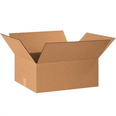 Made in USA - Pack of (25), 16" Wide x 20" Long x 9" High Corrugated Shipping Boxes - Industrial Tool & Supply
