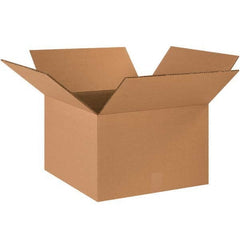 Made in USA - Pack of (10), 16" Wide x 18" Long x 16" High Corrugated Shipping Boxes - Industrial Tool & Supply