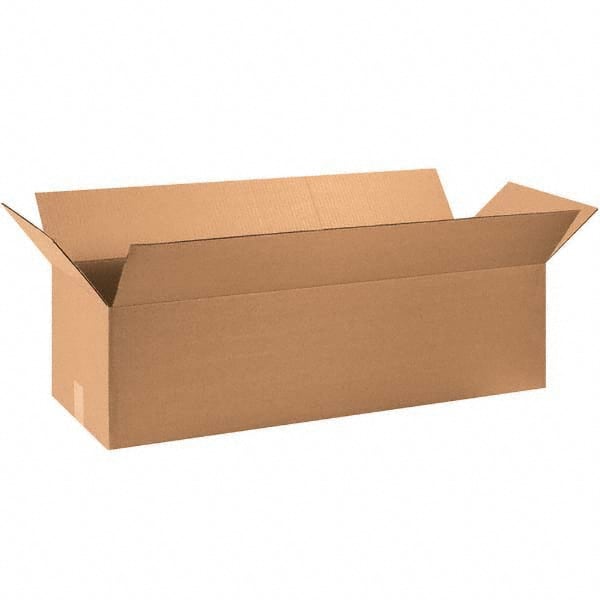 Made in USA - Pack of (20), 12" Wide x 36" Long x 8" High Corrugated Shipping Boxes - Industrial Tool & Supply