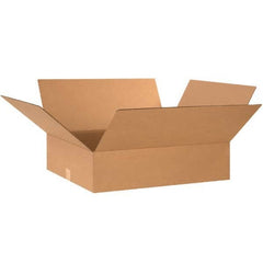 Made in USA - Pack of (15), 23" Wide x 25-1/4" Long x 5" High Corrugated Shipping Boxes - Industrial Tool & Supply