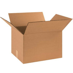 Made in USA - Pack of (15), 16" Wide x 18" Long x 14" High Corrugated Shipping Boxes - Industrial Tool & Supply