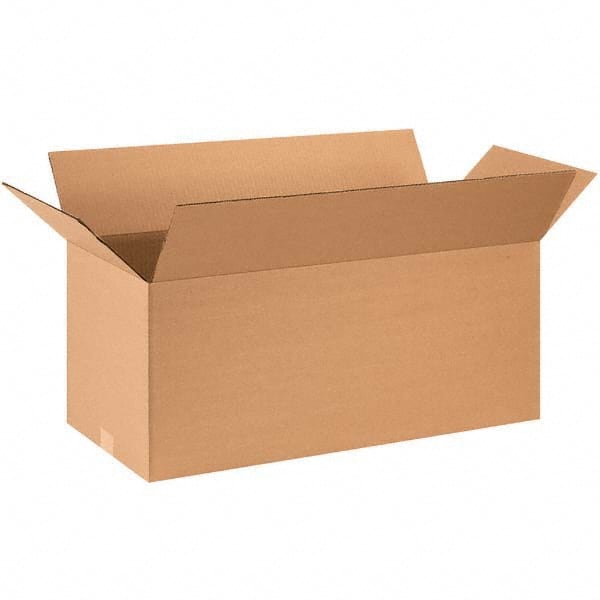 Made in USA - Pack of (20), 12" Wide x 28" Long x 12" High Corrugated Shipping Boxes - Industrial Tool & Supply