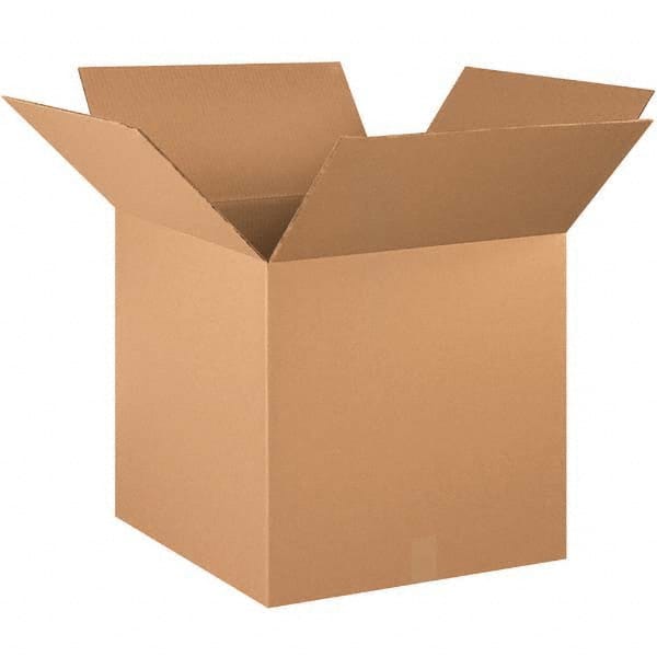 Made in USA - Pack of (10), 20" Wide x 20" Long x 24" High Corrugated Shipping Boxes - Industrial Tool & Supply