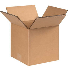 Made in USA - Pack of (15), 7" Wide x 7" Long x 7" High Heavy Duty Corrugated Boxes - Industrial Tool & Supply