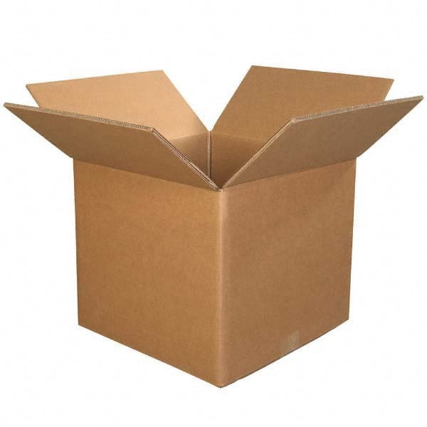 Made in USA - Pack of (5), 16" Wide x 16" Long x 16" High Heavy Duty Corrugated Boxes - Industrial Tool & Supply