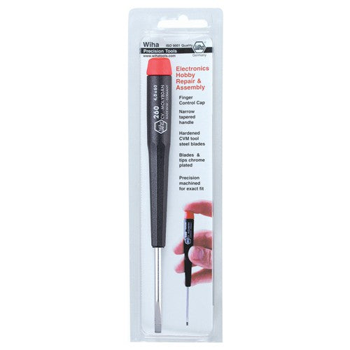 Precision Slotted Screwdriver 1.5 × 40 mm Single Pack - Industrial Tool & Supply
