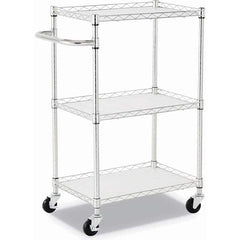 ALERA - Carts Type: Laundry/Liner Cart Number of Shelves: 3 - Industrial Tool & Supply