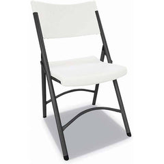 ALERA - Folding Chairs Pad Type: Folding Chair Material: Resin - Industrial Tool & Supply