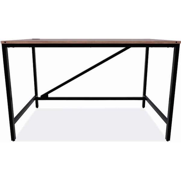 ALERA - Office Desks Type: Table Desk Color: Modern Walnut - Industrial Tool & Supply