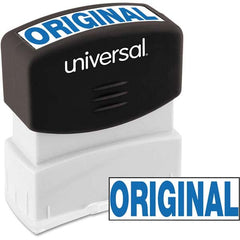 UNIVERSAL - Pre-inked Stock Stamps Type: Message Message: ORIGINAL - Industrial Tool & Supply