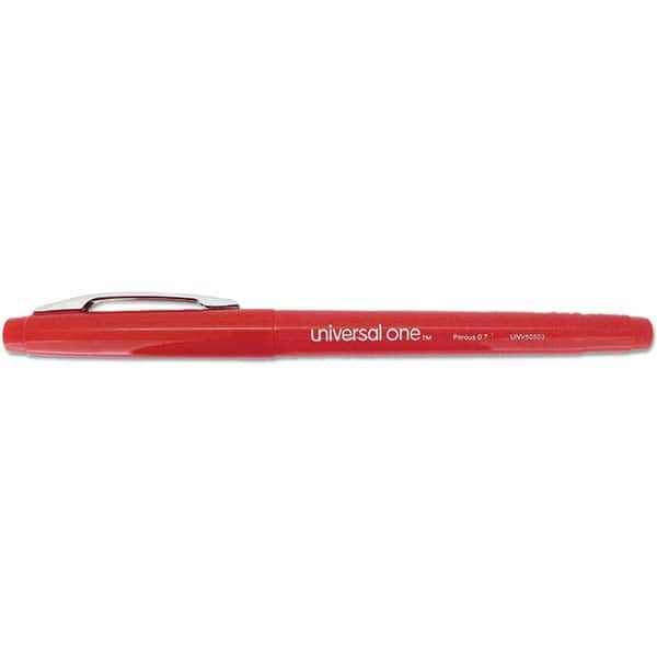 UNIVERSAL - Pens & Pencils Type: Stick Pen Color: Red - Industrial Tool & Supply