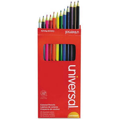 UNIVERSAL - Pens & Pencils Type: Colored Pencil Color: Assorted - Industrial Tool & Supply